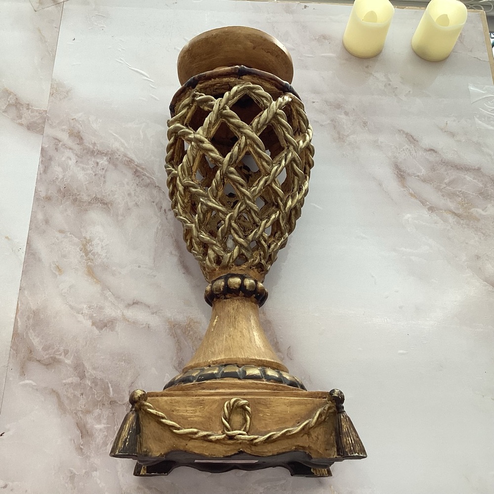 gorgeous tall candle holder